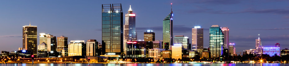 Perth City Skyline